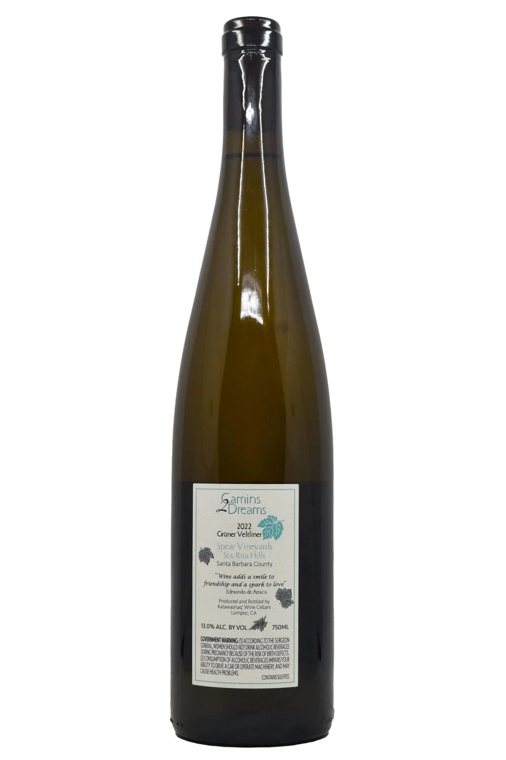 Camins 2 Dreams Sta. Rita Hills Gruner Veltliner Spear Vineyards 2022 - Image 2