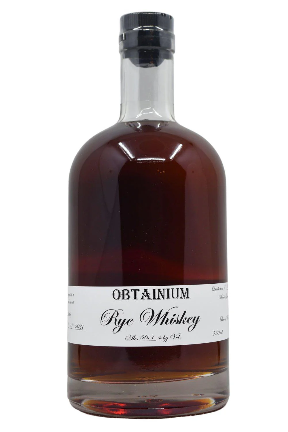 Cat's Eye Distillery Obtainium 5 Year Rye Whiskey 56.1% ABV