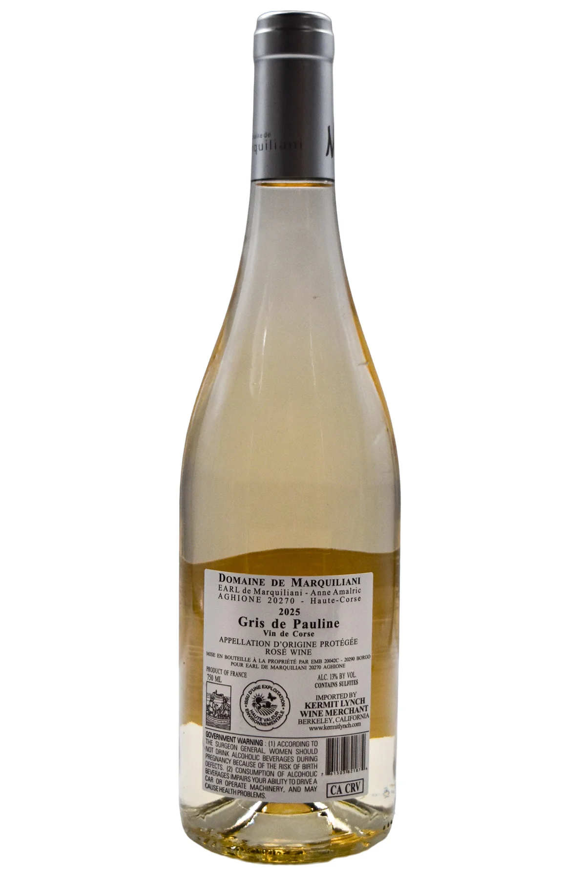 Domaine de Marquiliani Vin de Corse Gris de Pauline 2025 - Image 2
