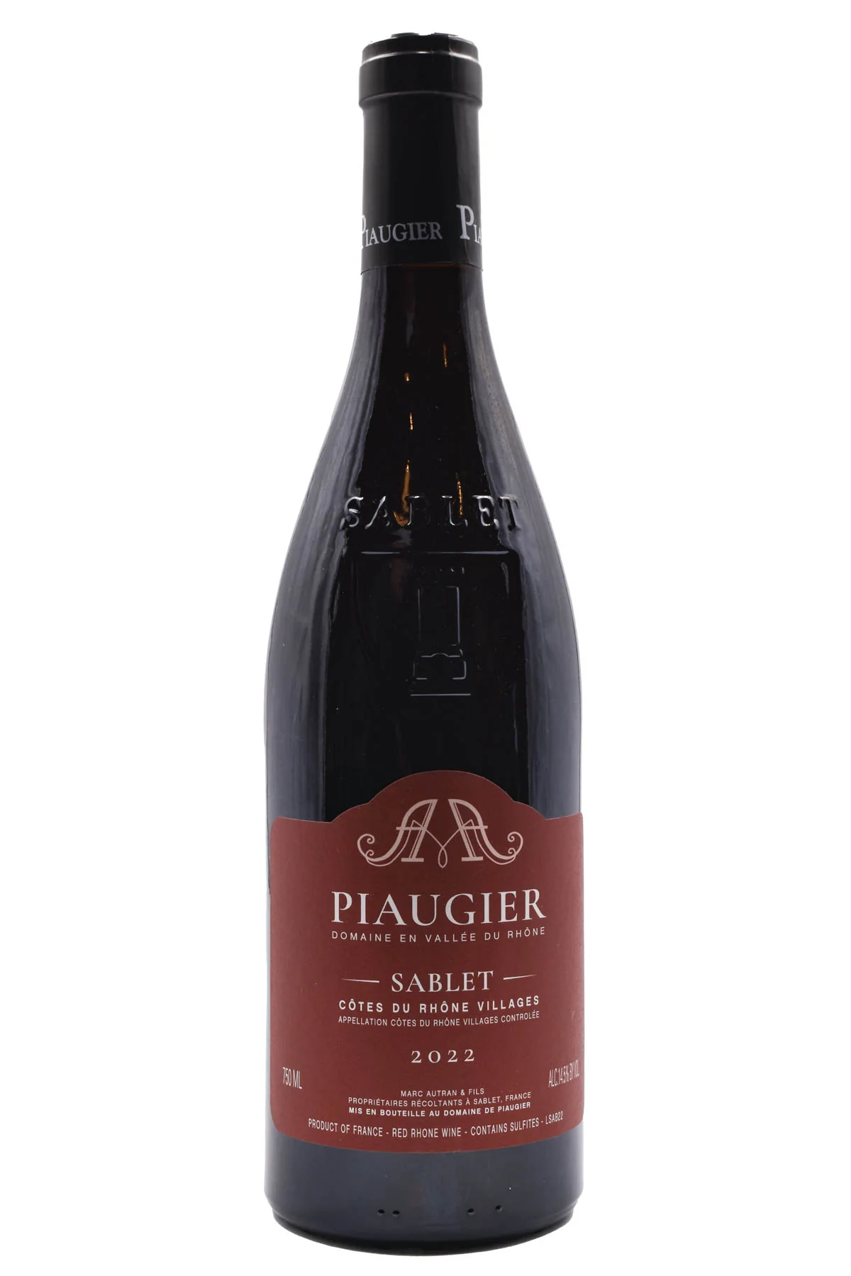 Domaine de Piaugier Cotes du Rhone Villages Sablet 2022