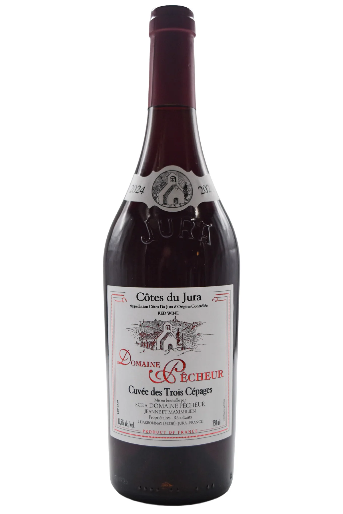 Domaine Pecheur Cotes du Jura Rouge Cuvee des Trois Cepages 2024