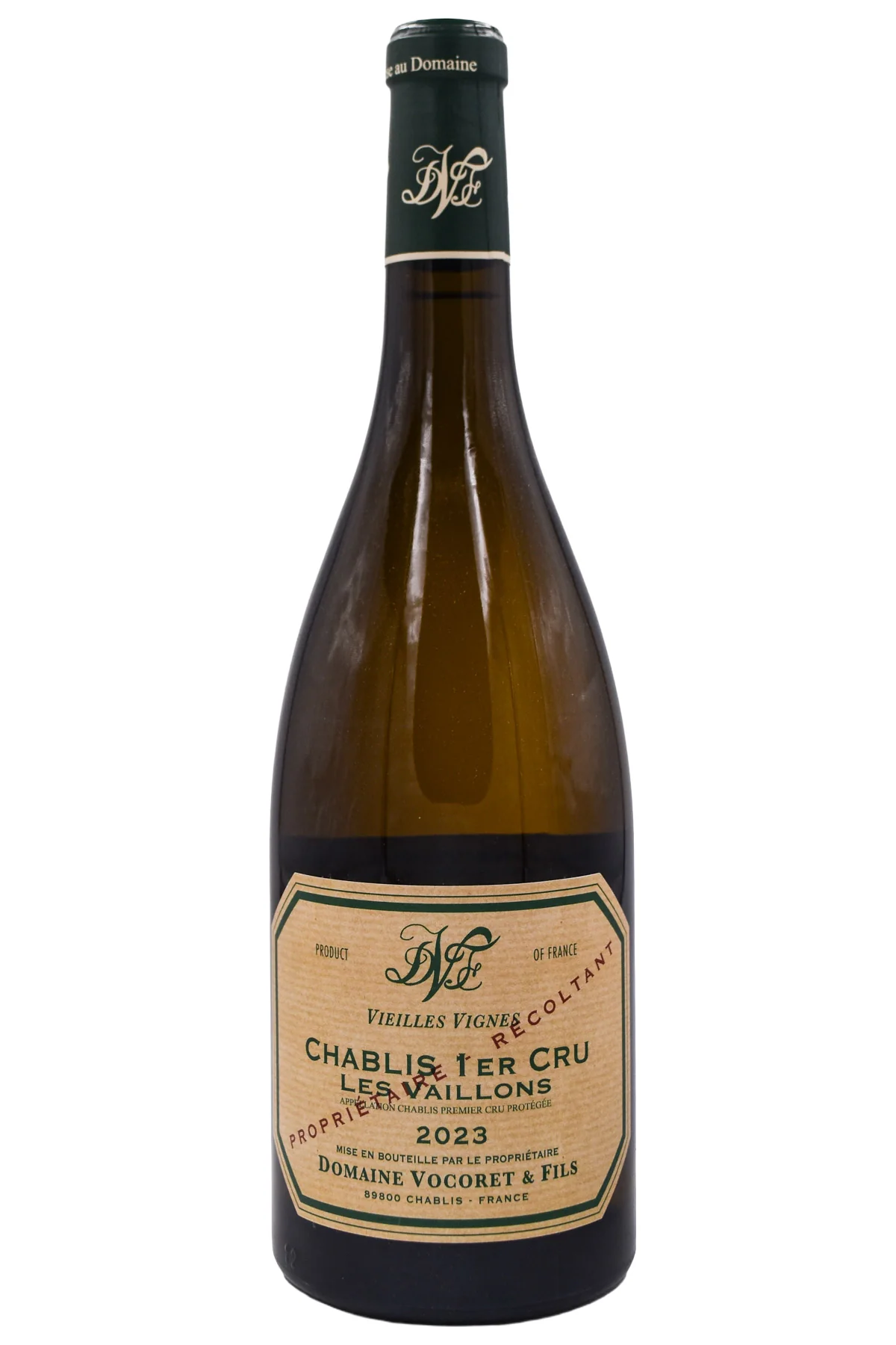 Domaine Vocoret et Fils Chablis 1er Cru Vaillons Vieilles Vignes 2023