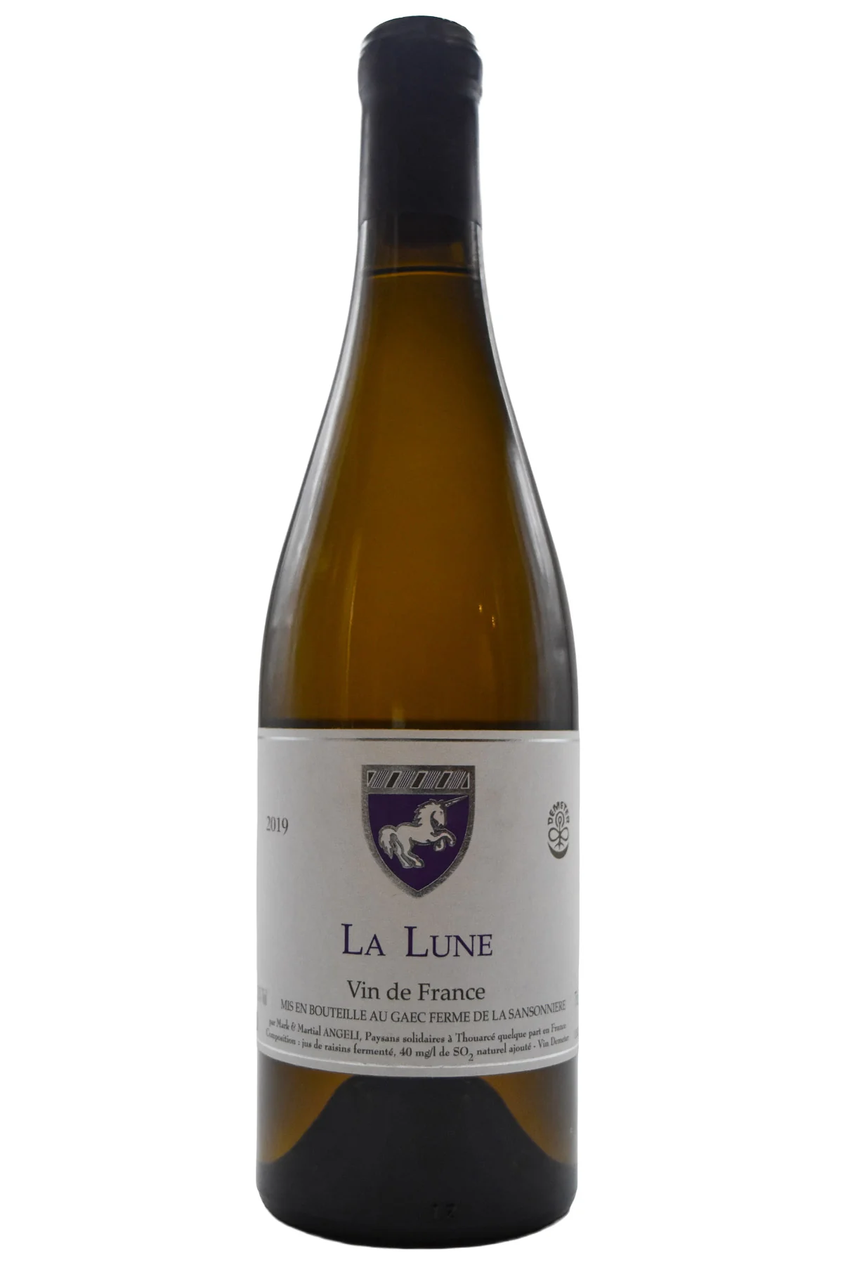 Ferme de la Sansonniere (Mark Angeli) VdF Blanc La Lune Amphore 2019
