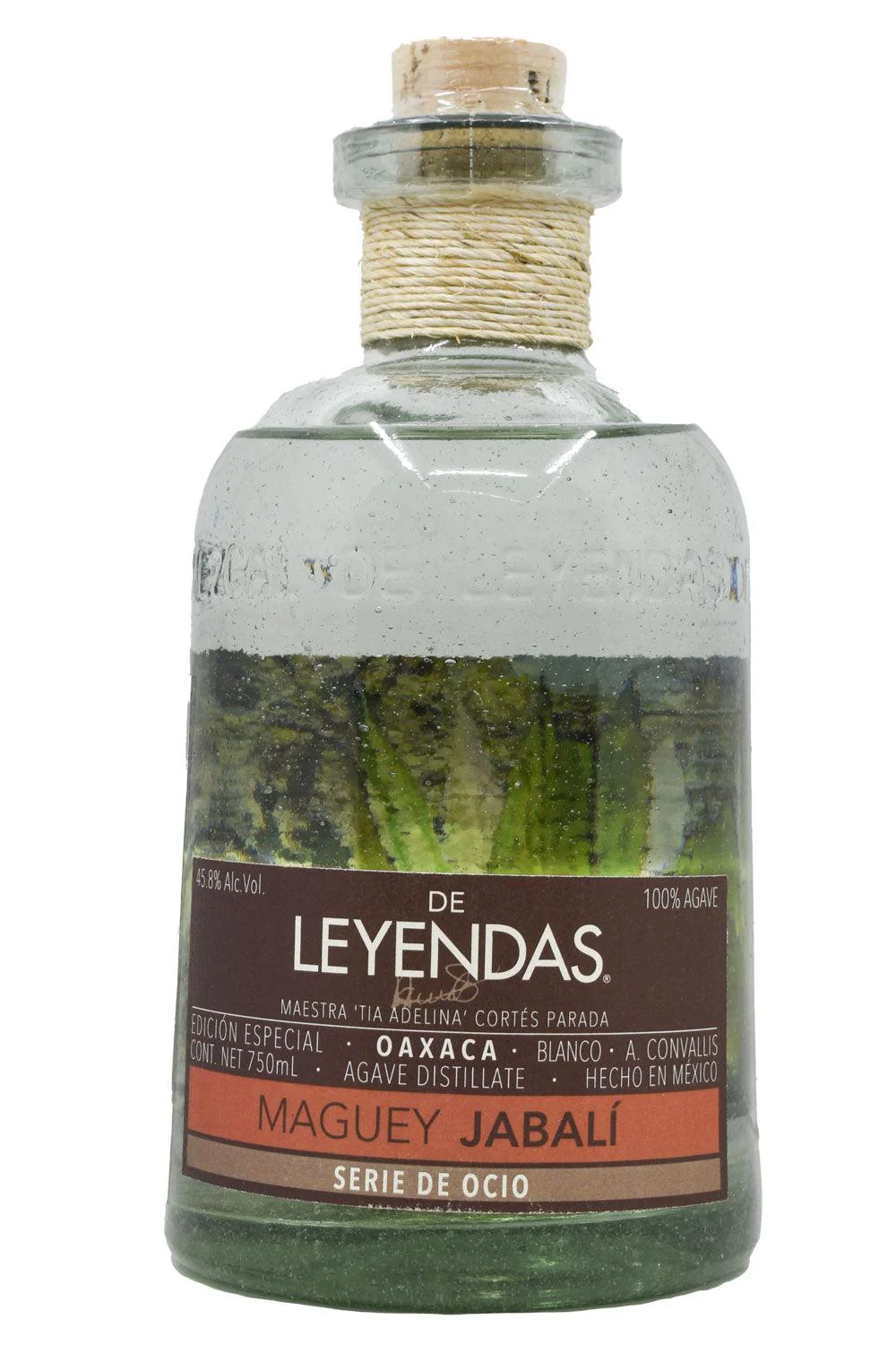 Mezcal De Leyendas Oaxaca Serie de Ocio Maguey Jabali
