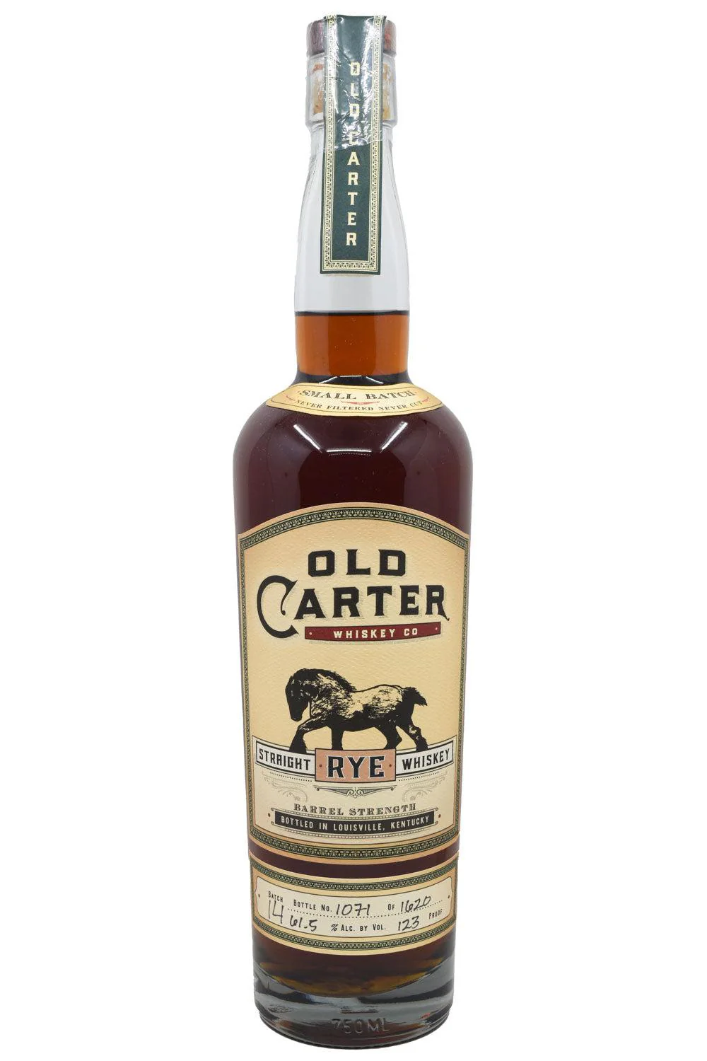 Old Carter Straight Rye Whiskey Batch #14