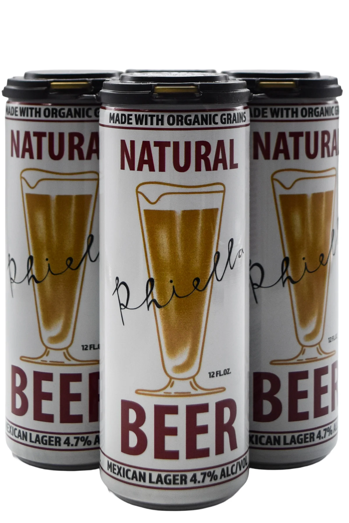 Phiella Natural Beer 4pk (12oz)