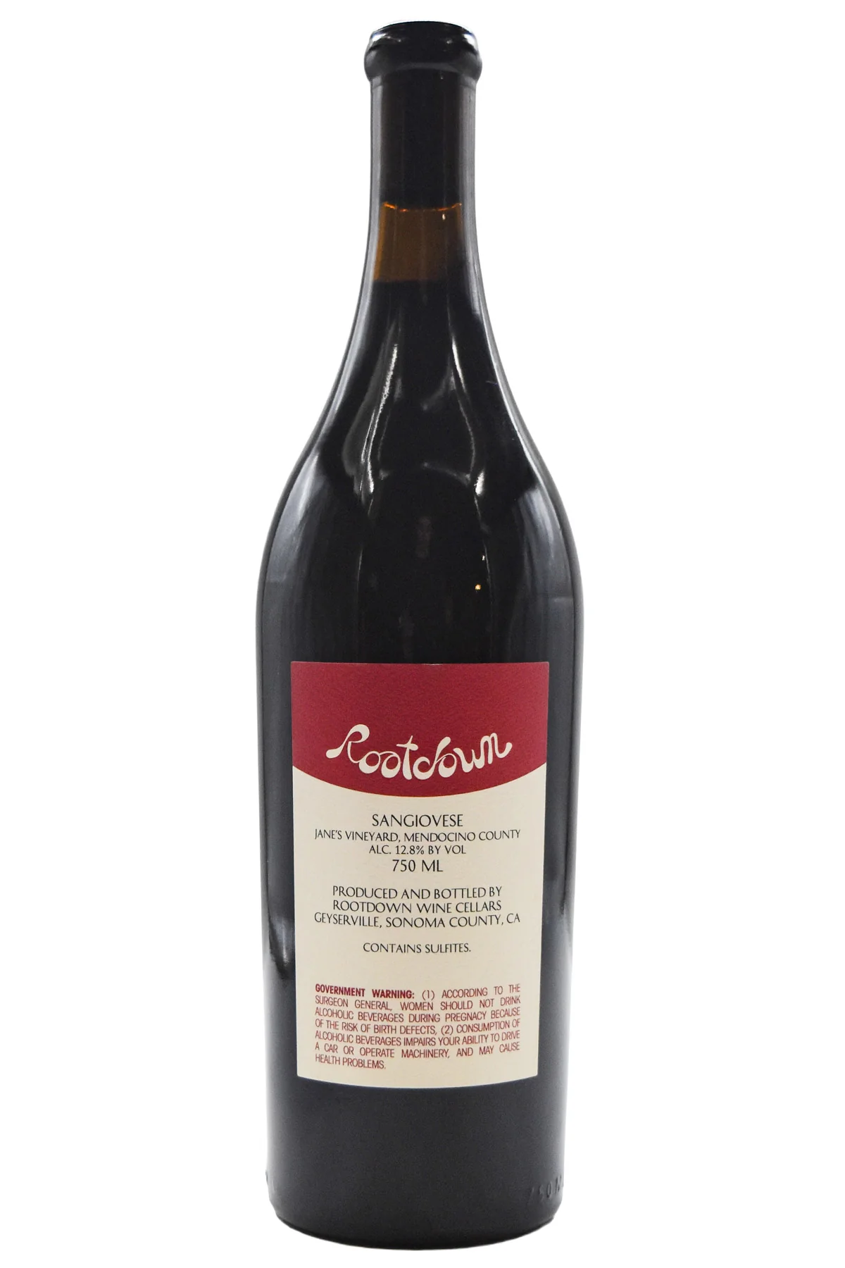 Rootdown Mendocino County Sangiovese Janes Vineyard 2023 - Image 2