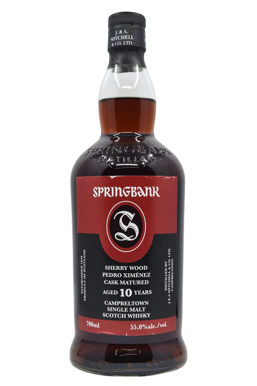 Springbank Sherry Wood 10 Year Old Campbeltown Single Malt Scotch