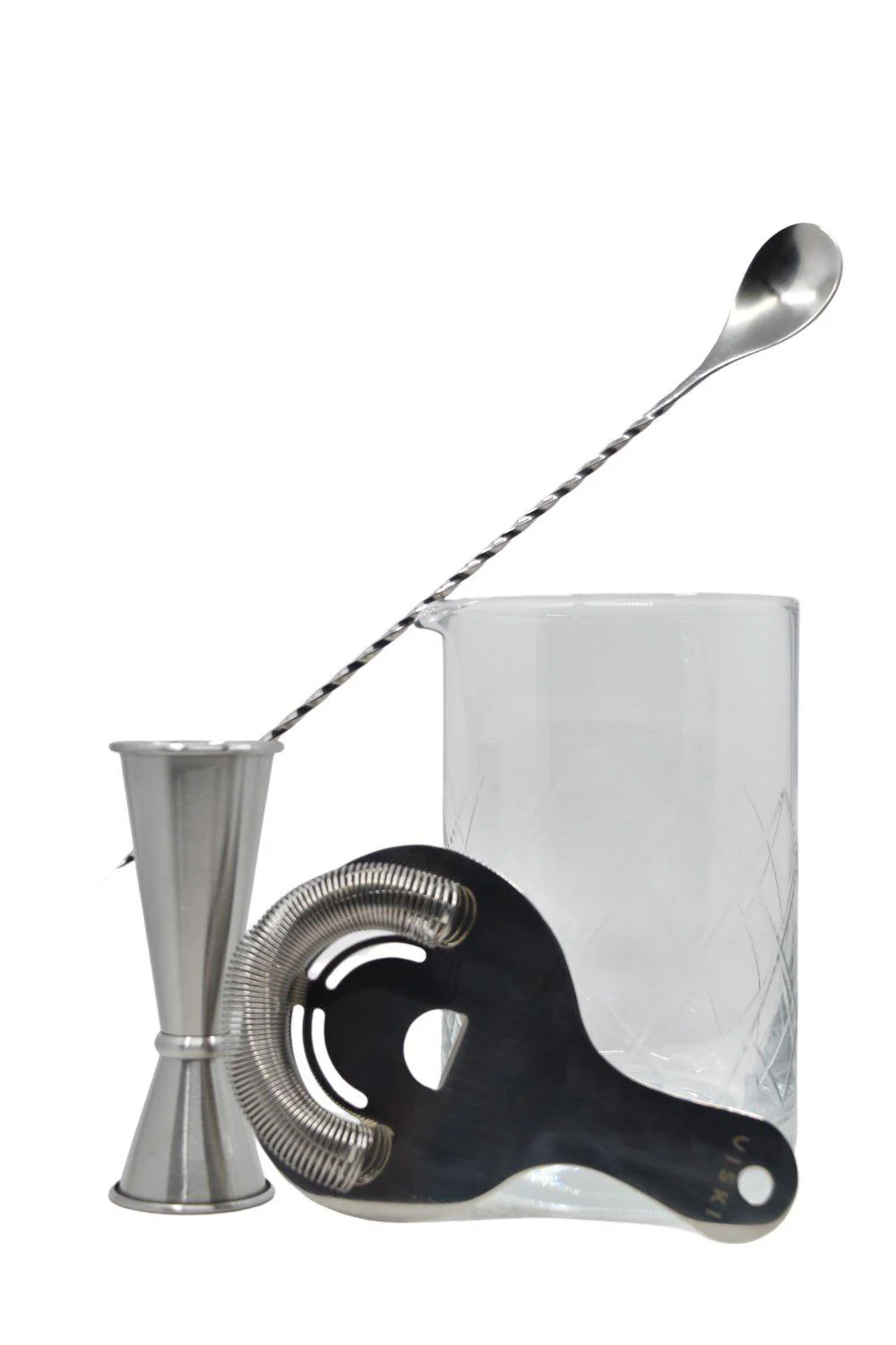 Viski 4-Piece Stainless Steel Barware Set